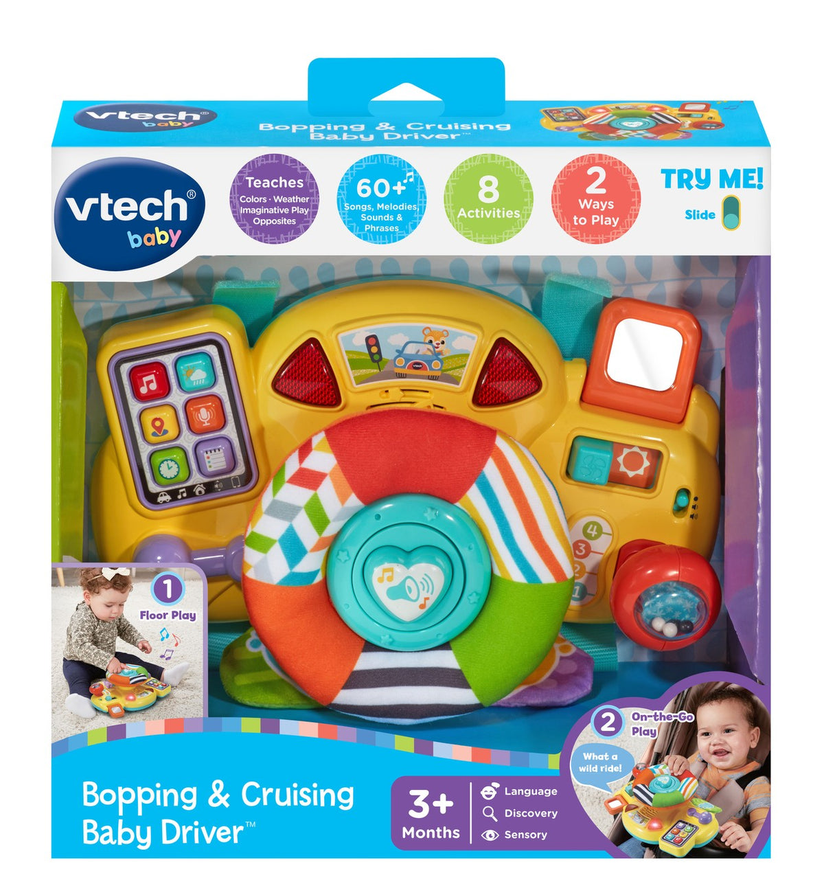 VTech Baby Bopping and Cruising Baby Driver (80-567500) - packaging