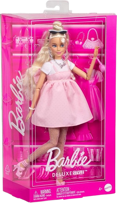 Barbie Deluxe Style Fashion Doll - Blonde Barbiecore Look