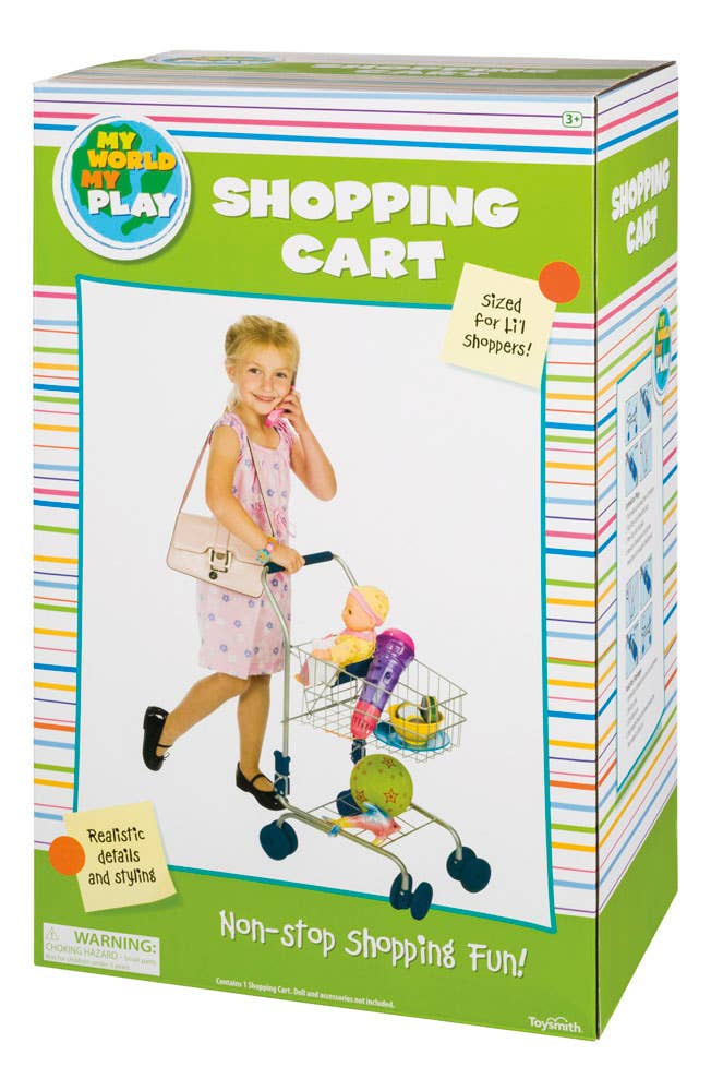Toysmith kids' miniature shopping cart