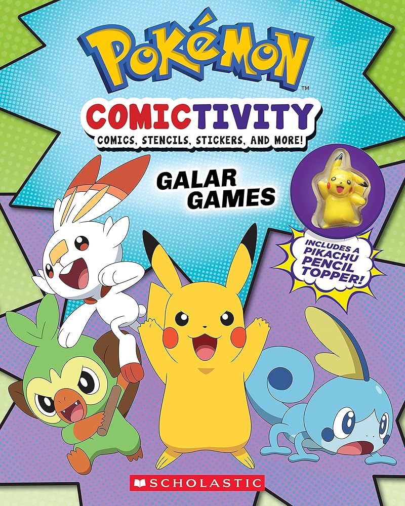 Pokémon Comictivity: Galar Games activity book cover