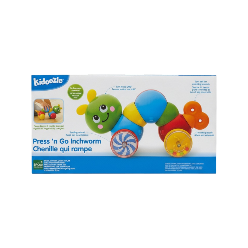 Kidoozie Press & Go Inchworm G02586