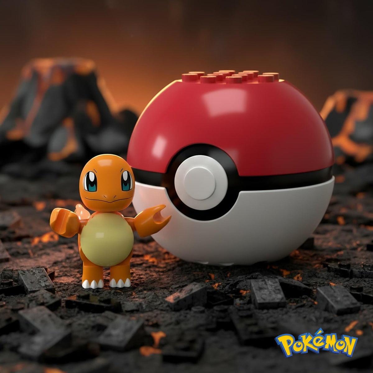 MEGA Pokémon Charmander Poké Ball building set