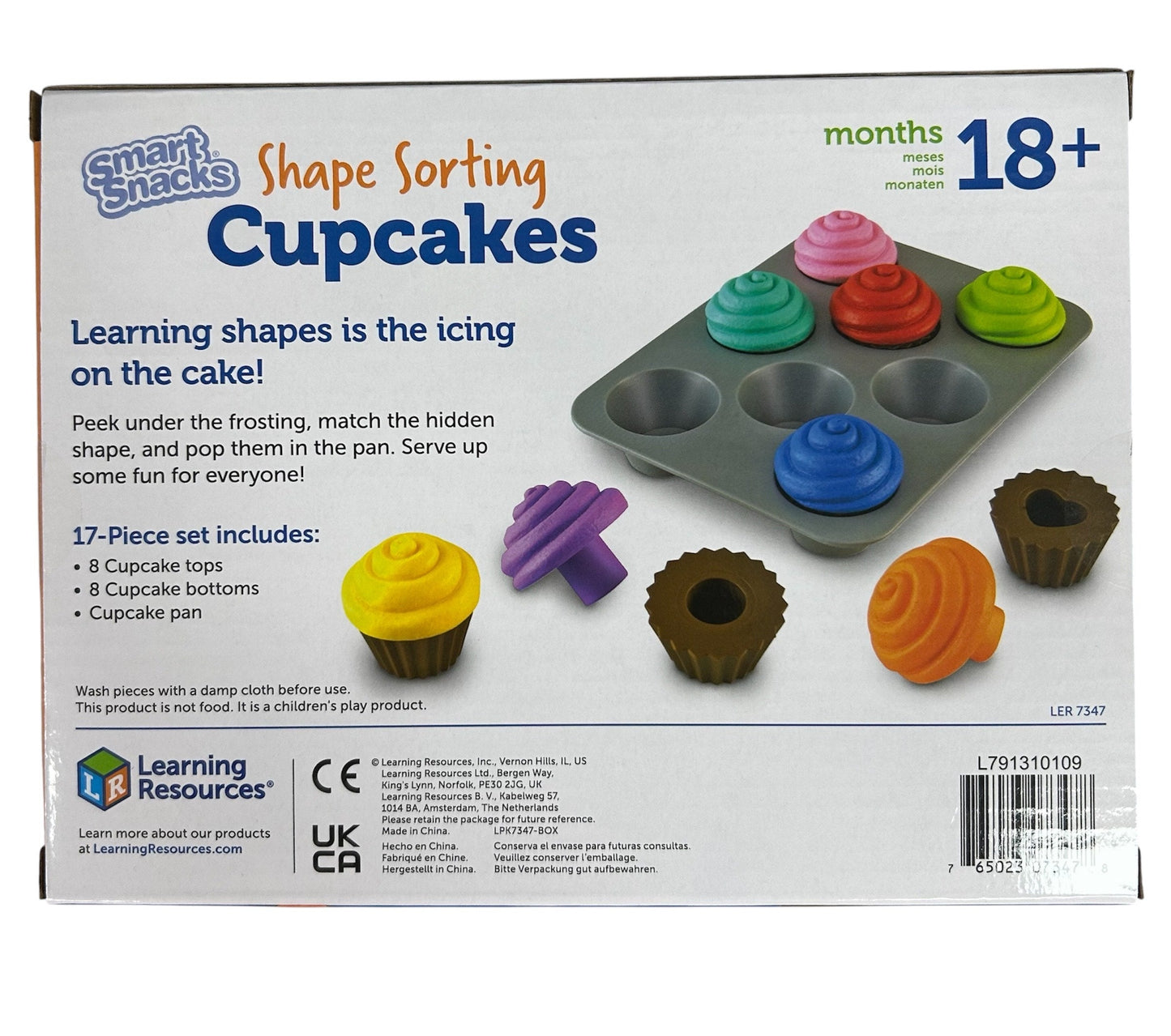 Learning Resources Shape Sorting Cupcakes LER 7347