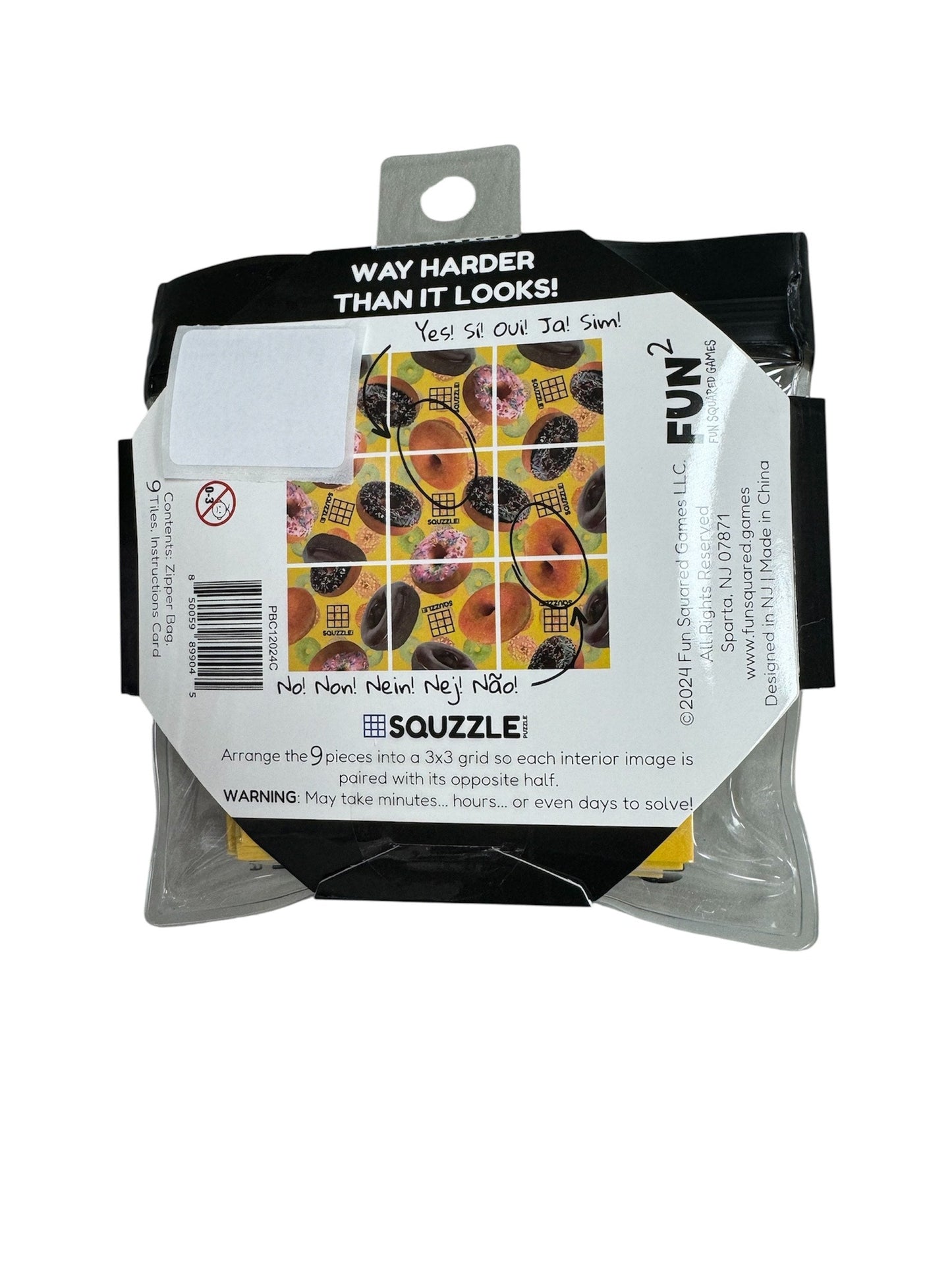 Fun Squared Games Squzzle Puzzle Donuts PBC12024C