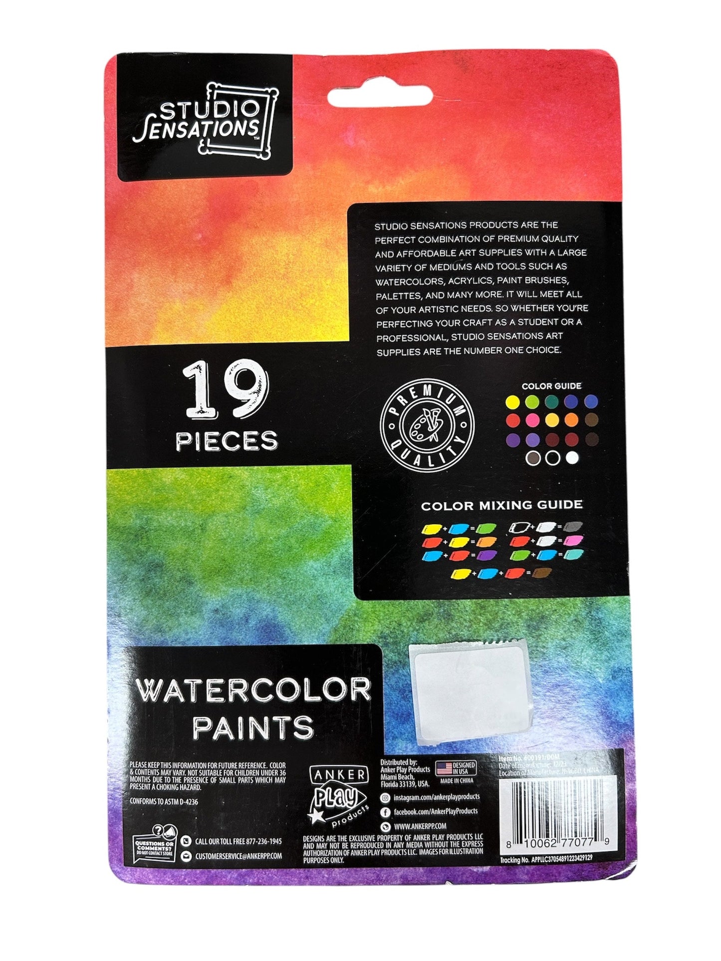 Anker Play Studio Sensations Watercolor Paints 600191