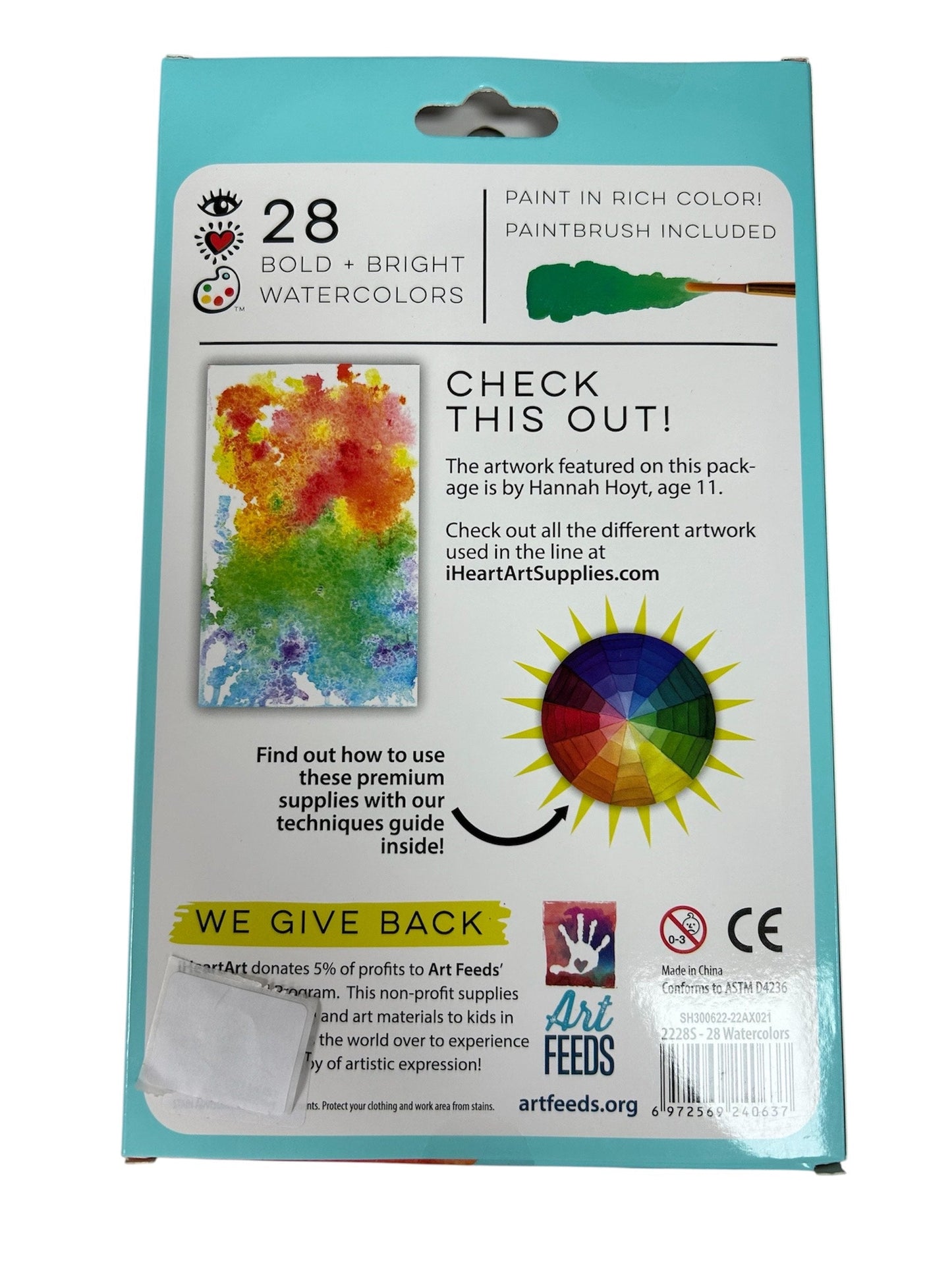 Bright Stripes 28 Bold + Bright Watercolors 2228S-28