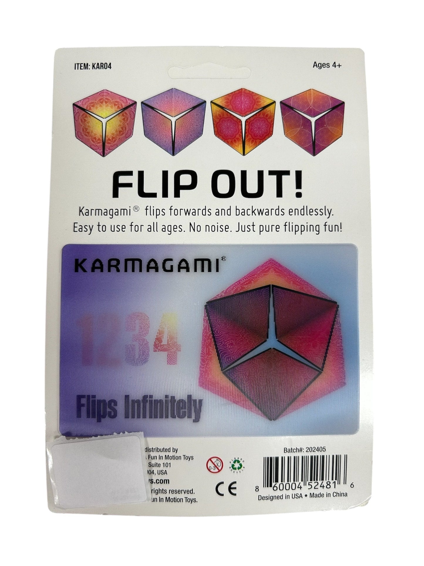 Karmagami Calming Sensory Fidget Toy Pink KAR04 SBNKARMX12