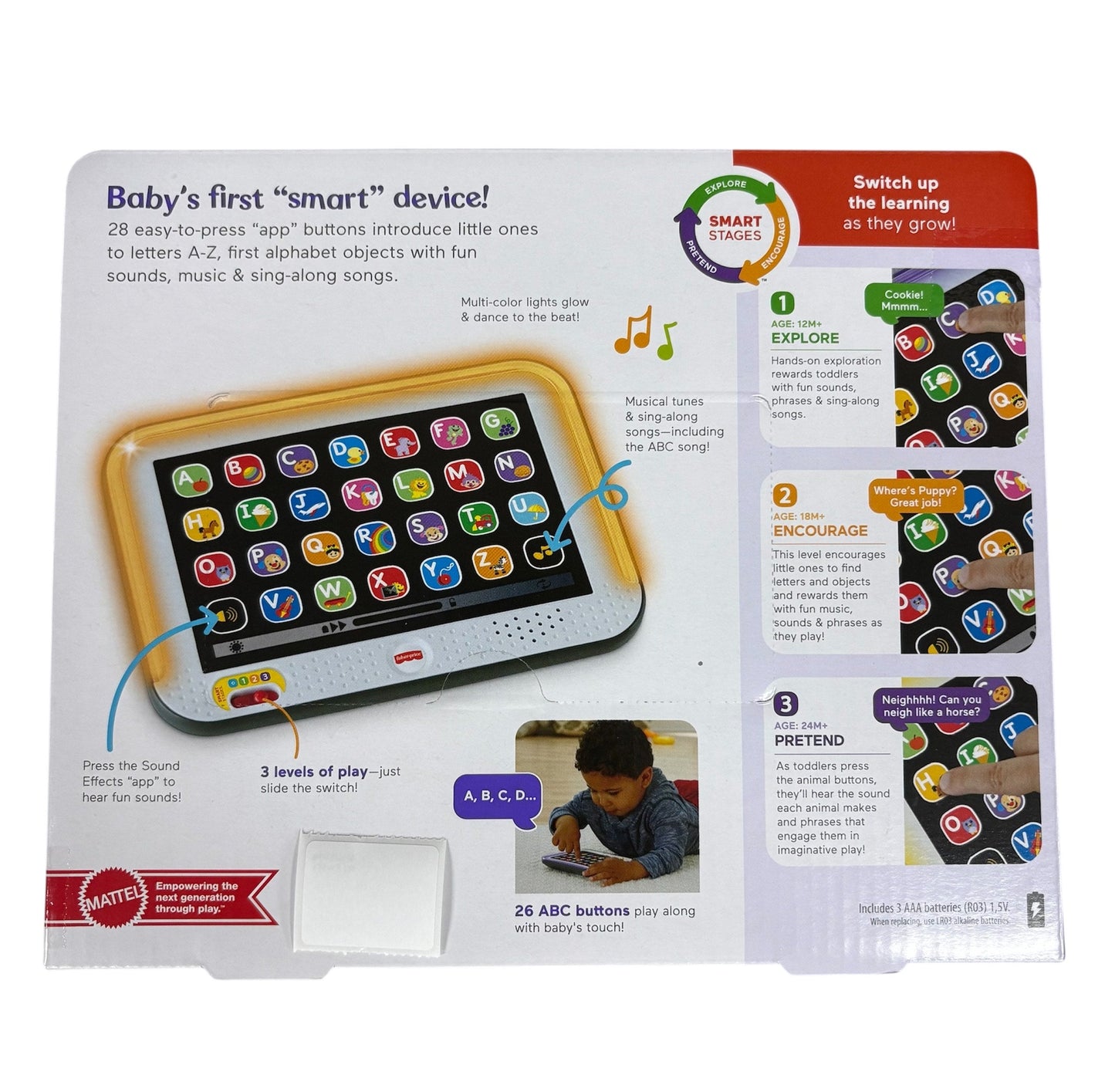 Fisher Price Laugh & Learn Smart Stages Tablet HVY74