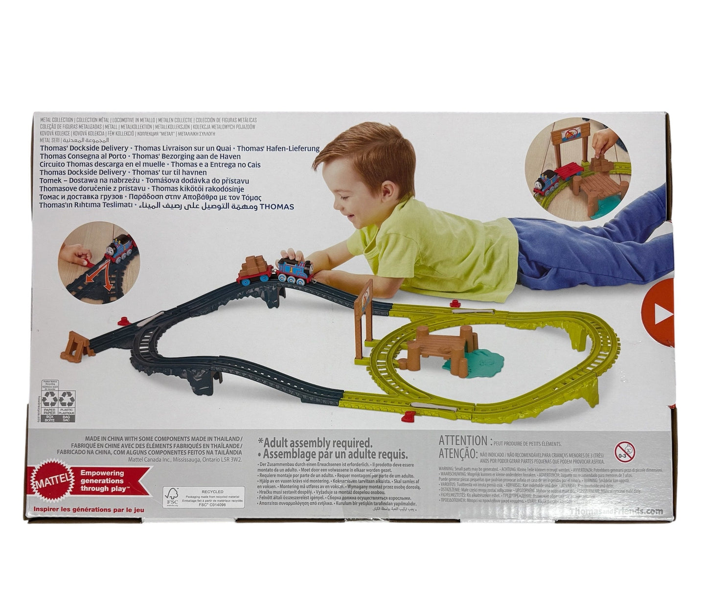Fisher-Price Thomas & Friends Thomas' Dockside Delivery Push-Along Track Set (HPM64)