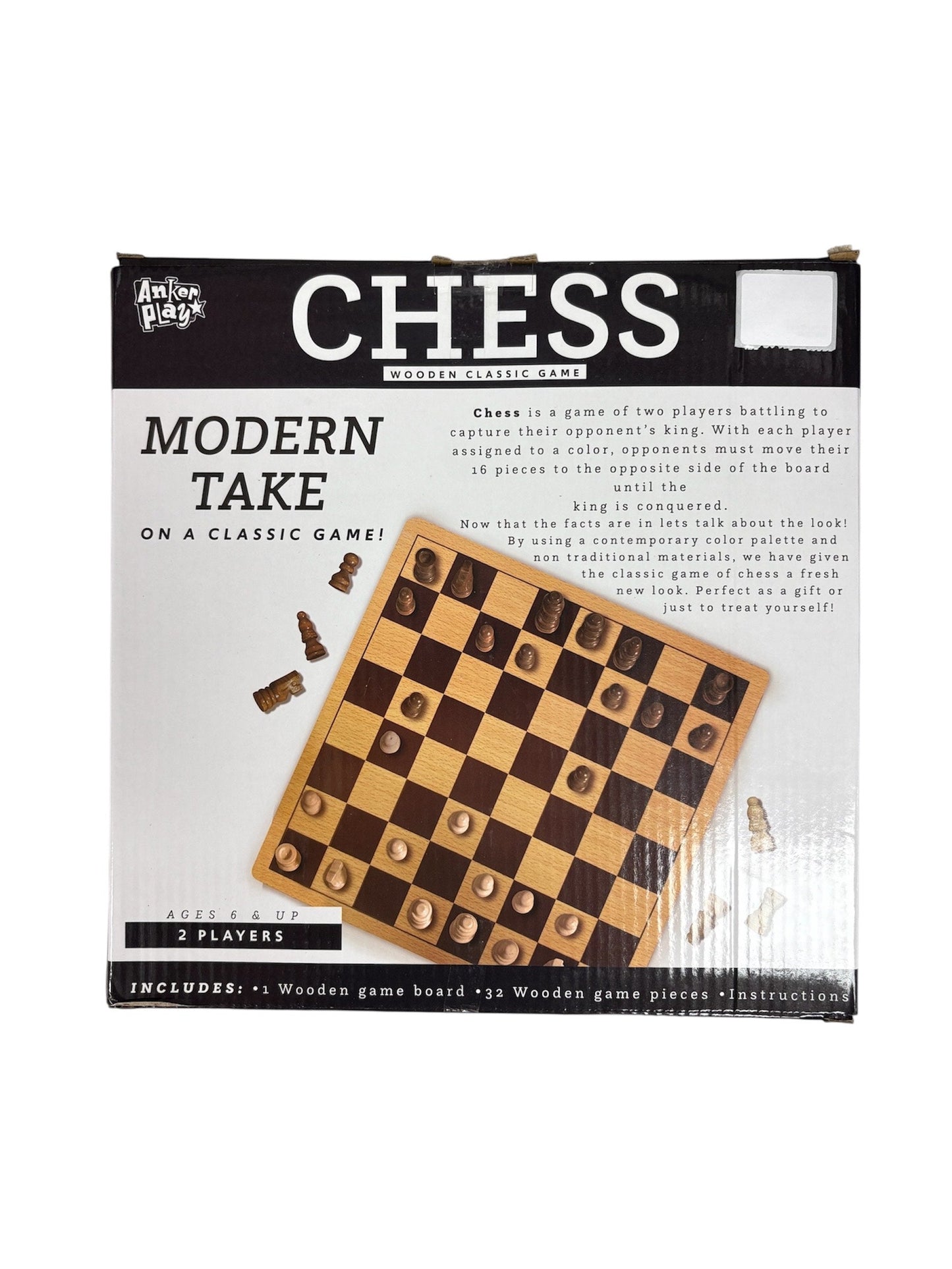 Anker Play Chess Wooden Game Set 220006 DG220006