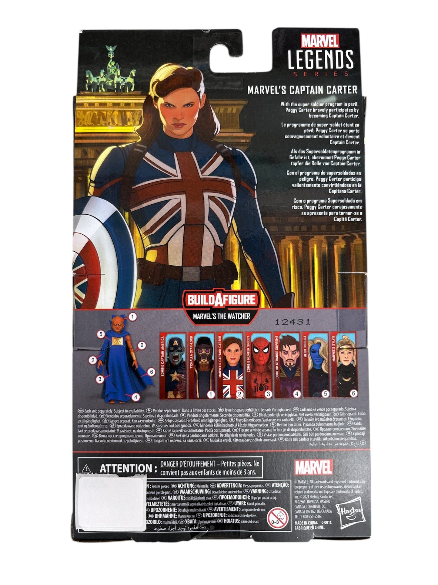 Hasbro Marvel's Captain Carter Legend Series F0331
