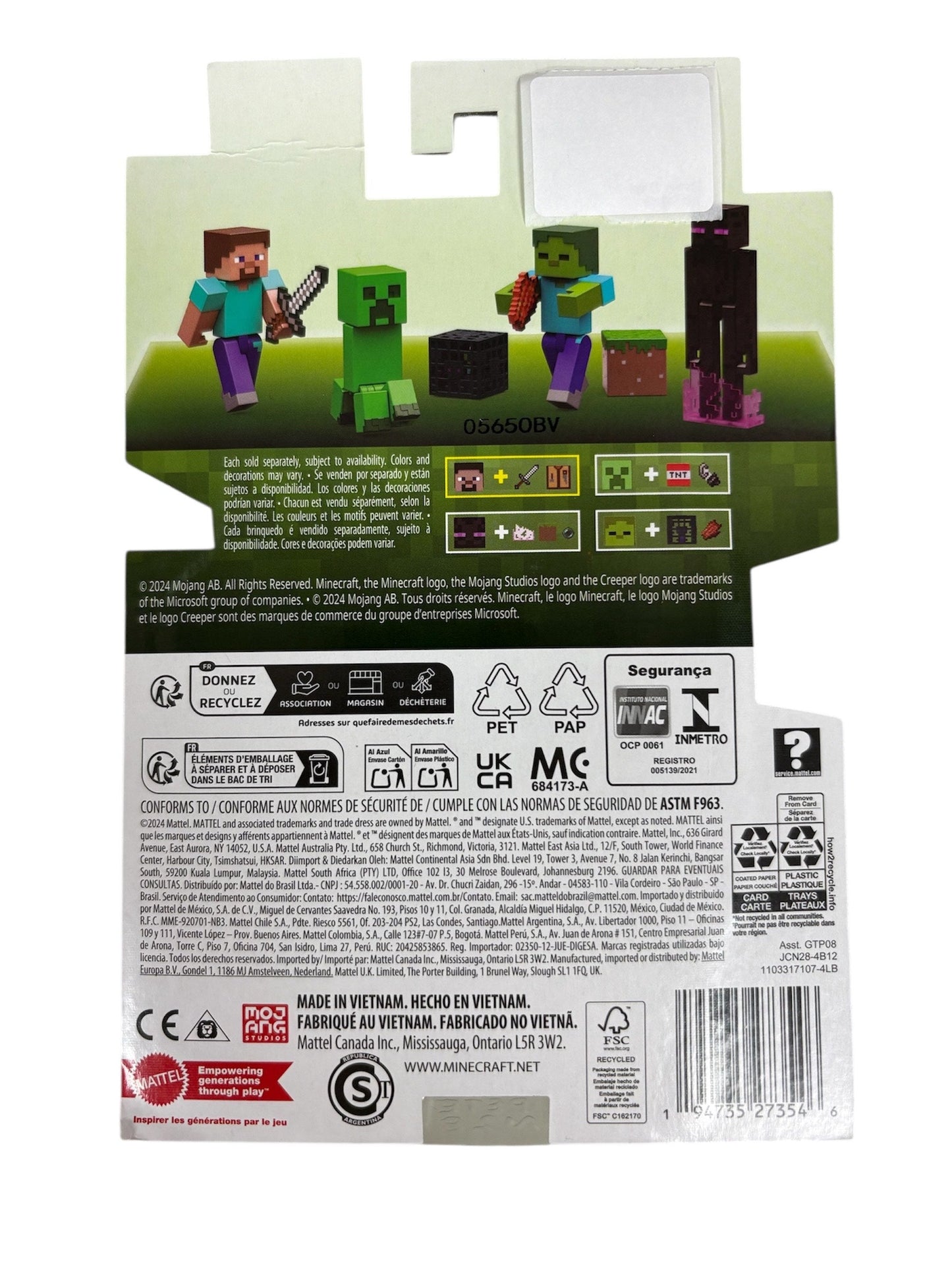 Mattel Minecraft Steve Figure with Accessories JCN28