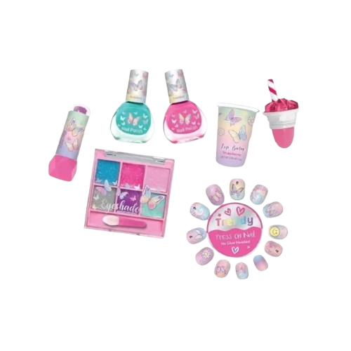 Hot Focus Carry All Cosmetic, Tie Dye Butterfly 048TB