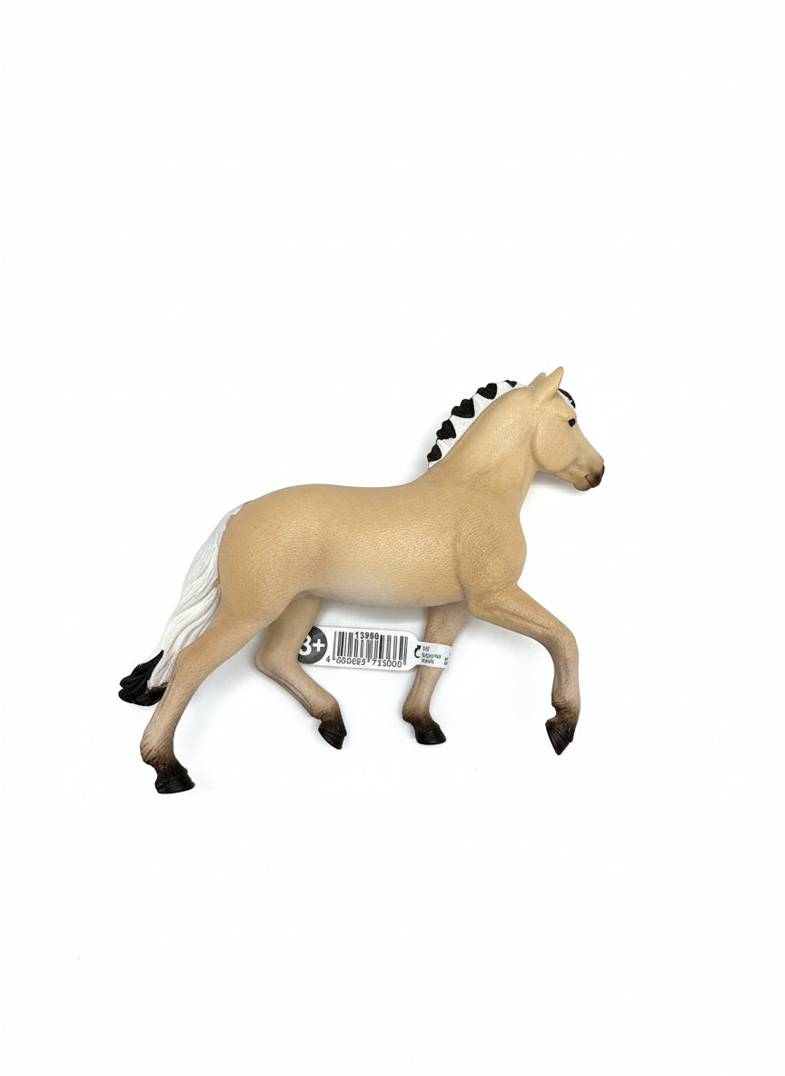 Toy horse on a wooden floor