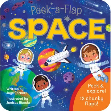 Peek-A-Flap Space Interactive Novelty Board Book