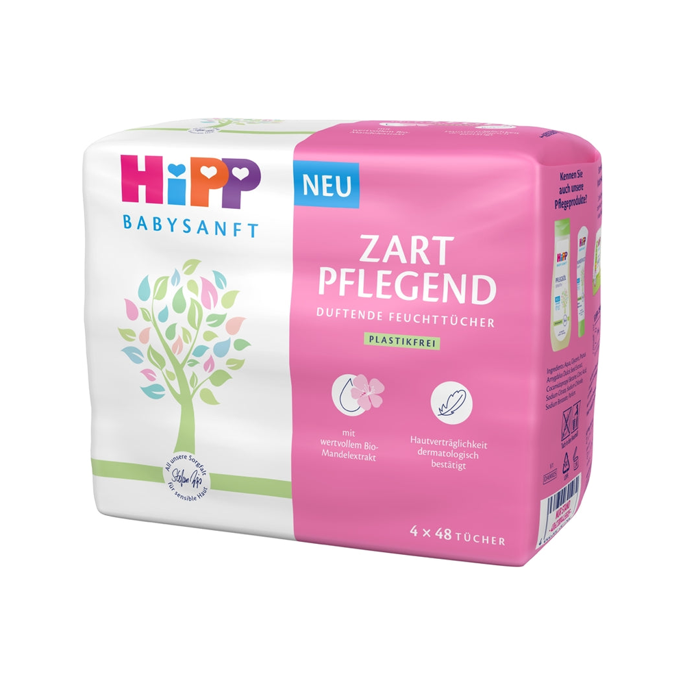 HiPP BabySanft Wet Wipes Gently Nourishing (5x48 pieces)
