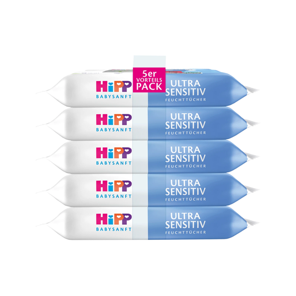 HiPP BabySanft Wet Wipes Ultra Sensitive (5x48 pcs)
