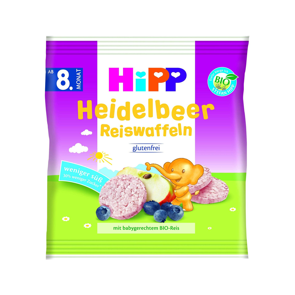 HiPP Blueberry Rice Cakes 30 g