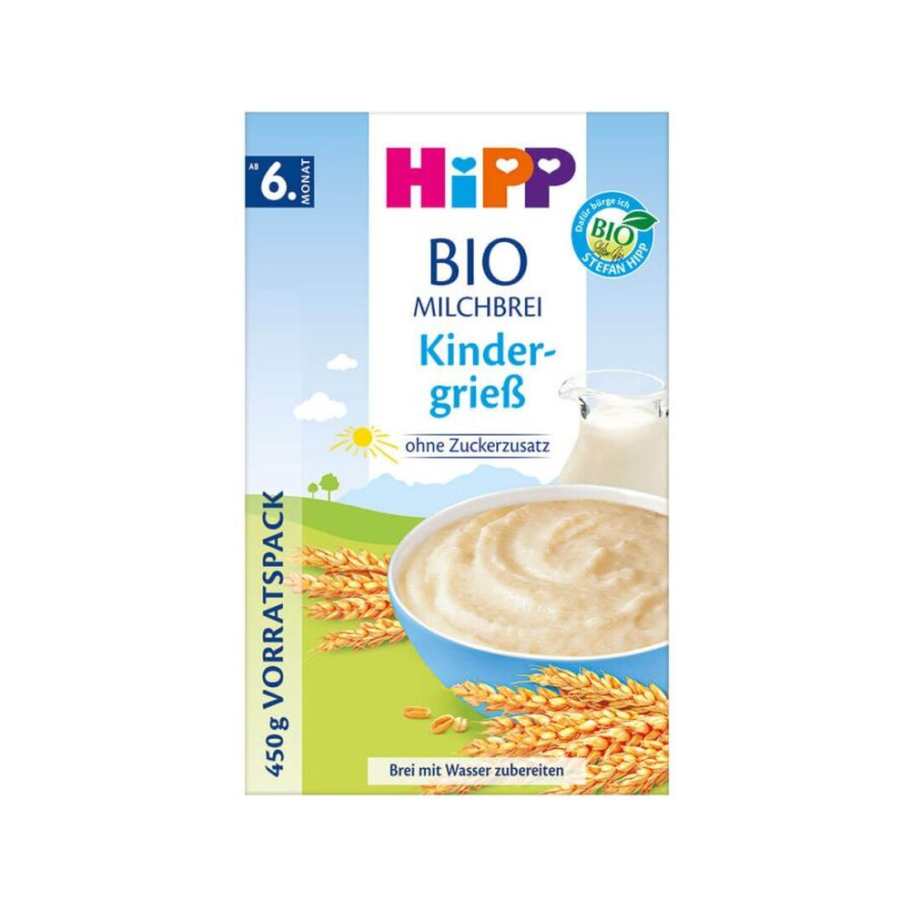 HiPP Children's Semolina Milk & Cereal 475 g (DA30014) DE