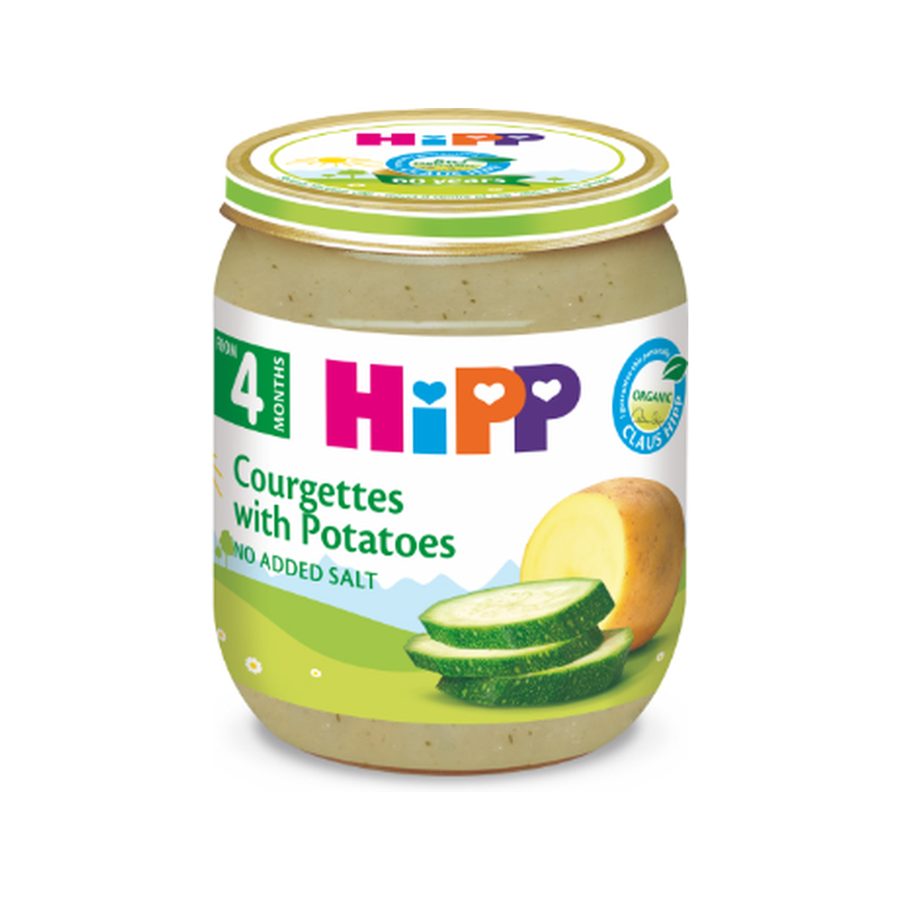 HiPP Courgettes with Potatoes Puree 125 g