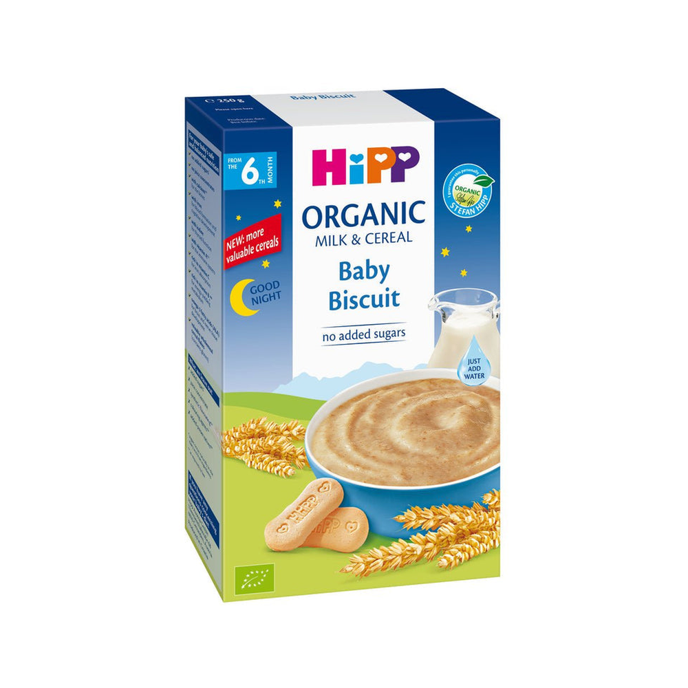 HiPP Good Night Baby Biscuit Organic Milk & Cereal 250 g