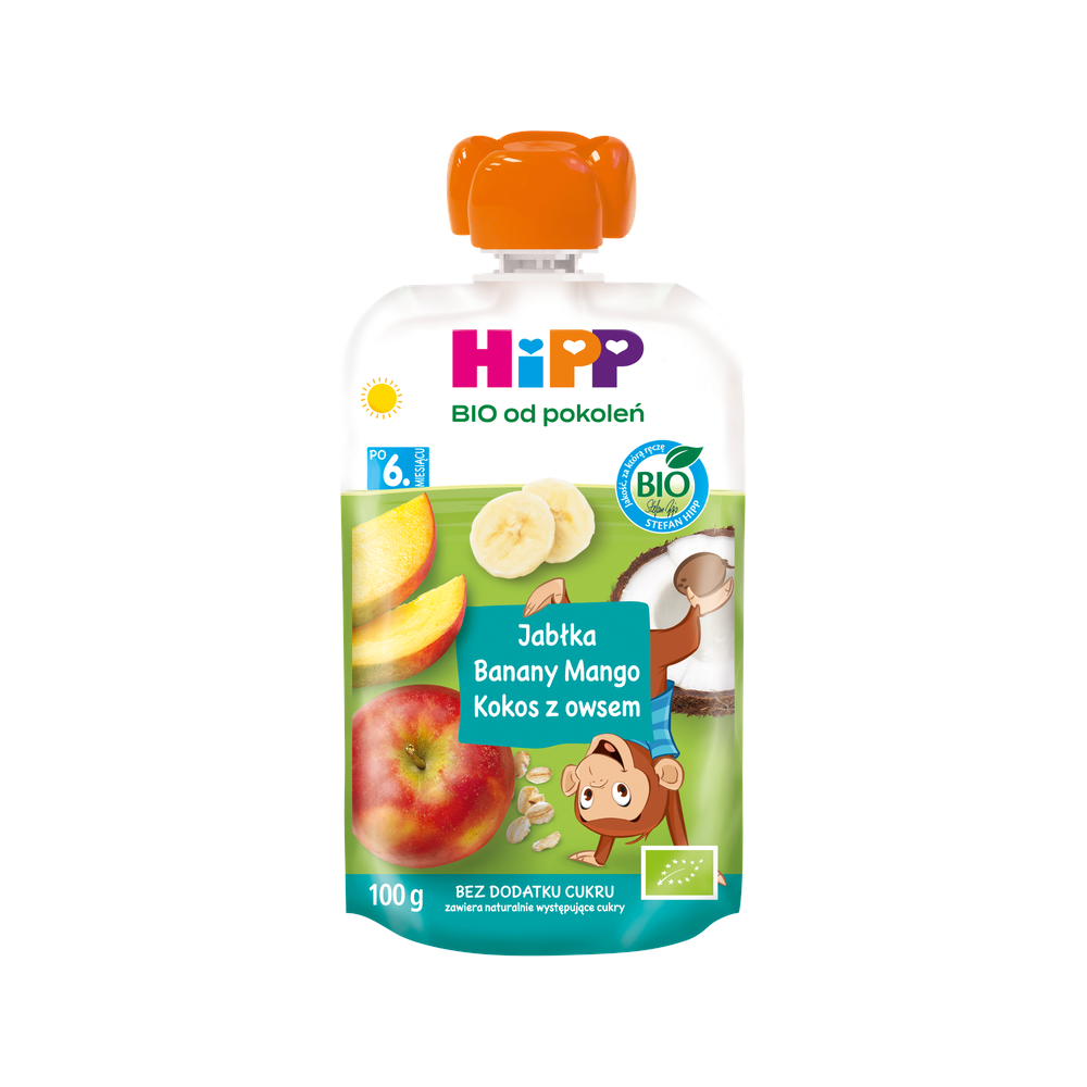 HiPP Hippis Apple Banana Mango Coconut Milk 100 g