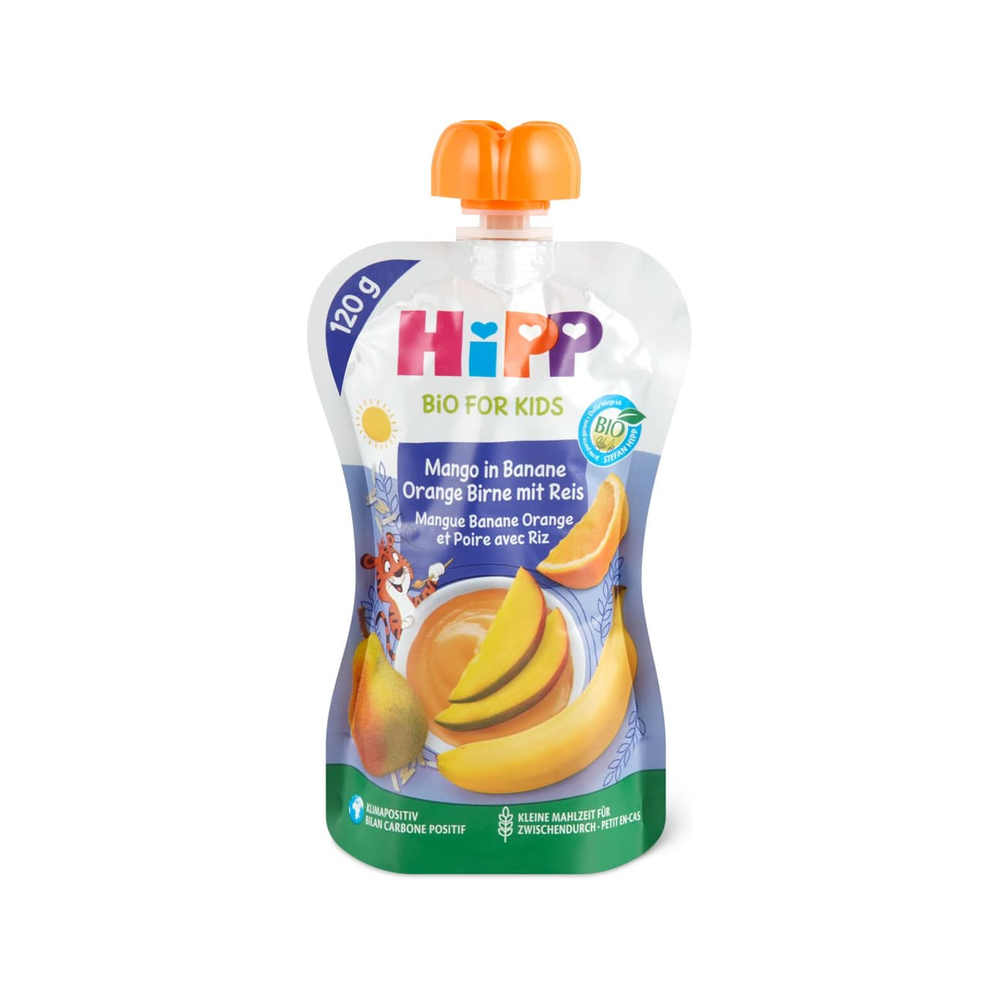 HiPP Hippis Sport Banana Orange Pear and Mango with Rice 120 g