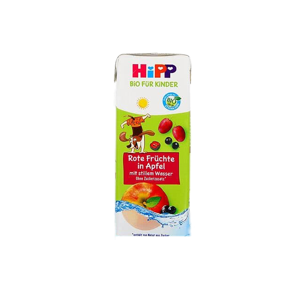 HiPP Organic Red Fruits in Apple with Still Water 200 ml