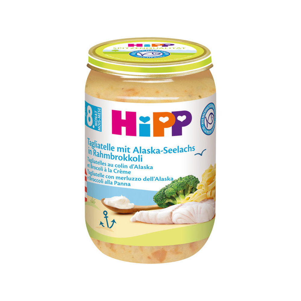 HiPP Pasta with Fish Broccoli and Cream Puree 220 g