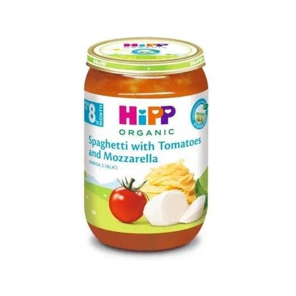 HiPP Spaghetti with Tomatoes and Mozzarella 220 g