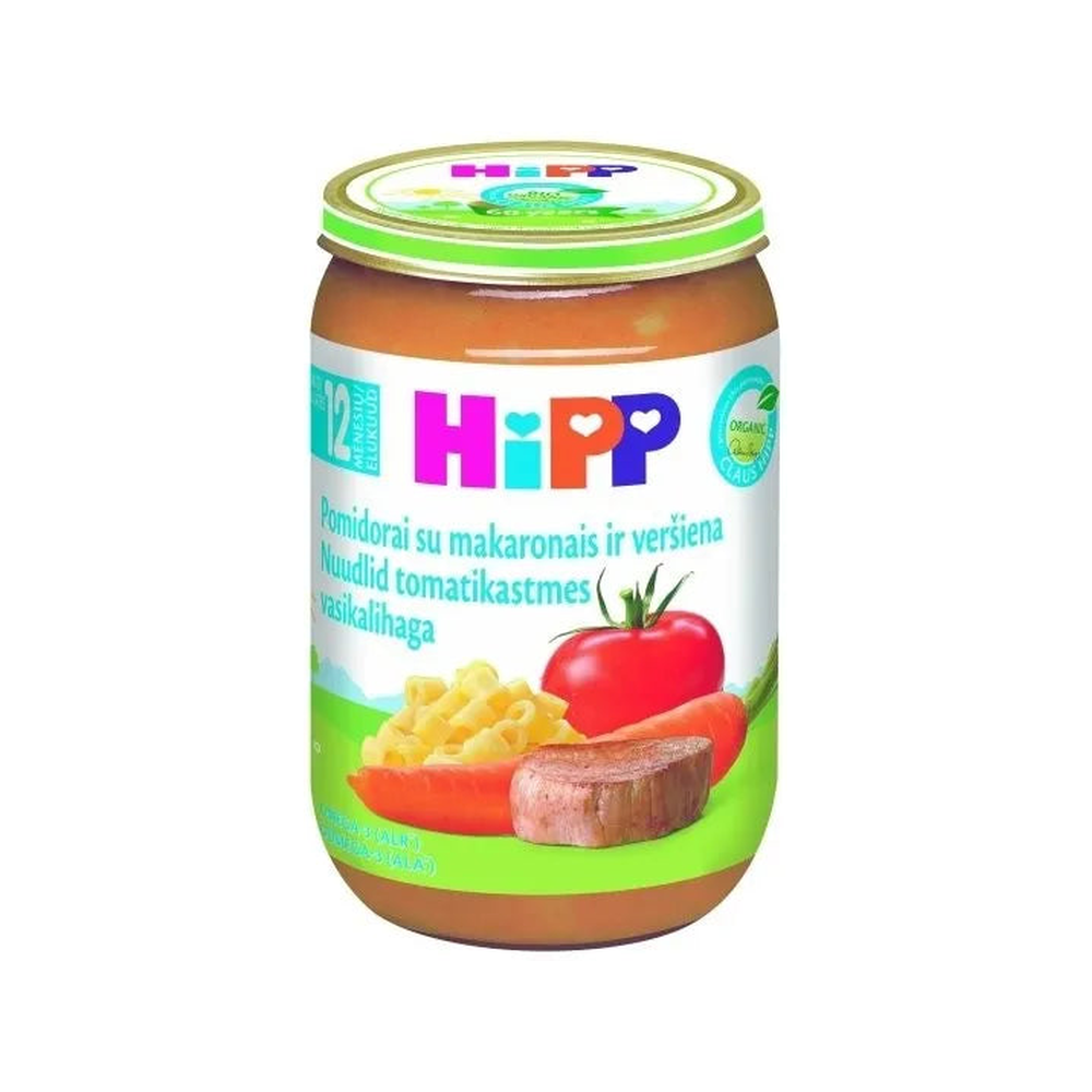 HiPP Tomatoes with Pasta and Veal Puree 220 g