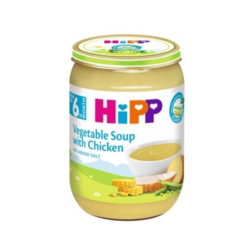 HiPP Vegetable Soup with Chicken 190 g
