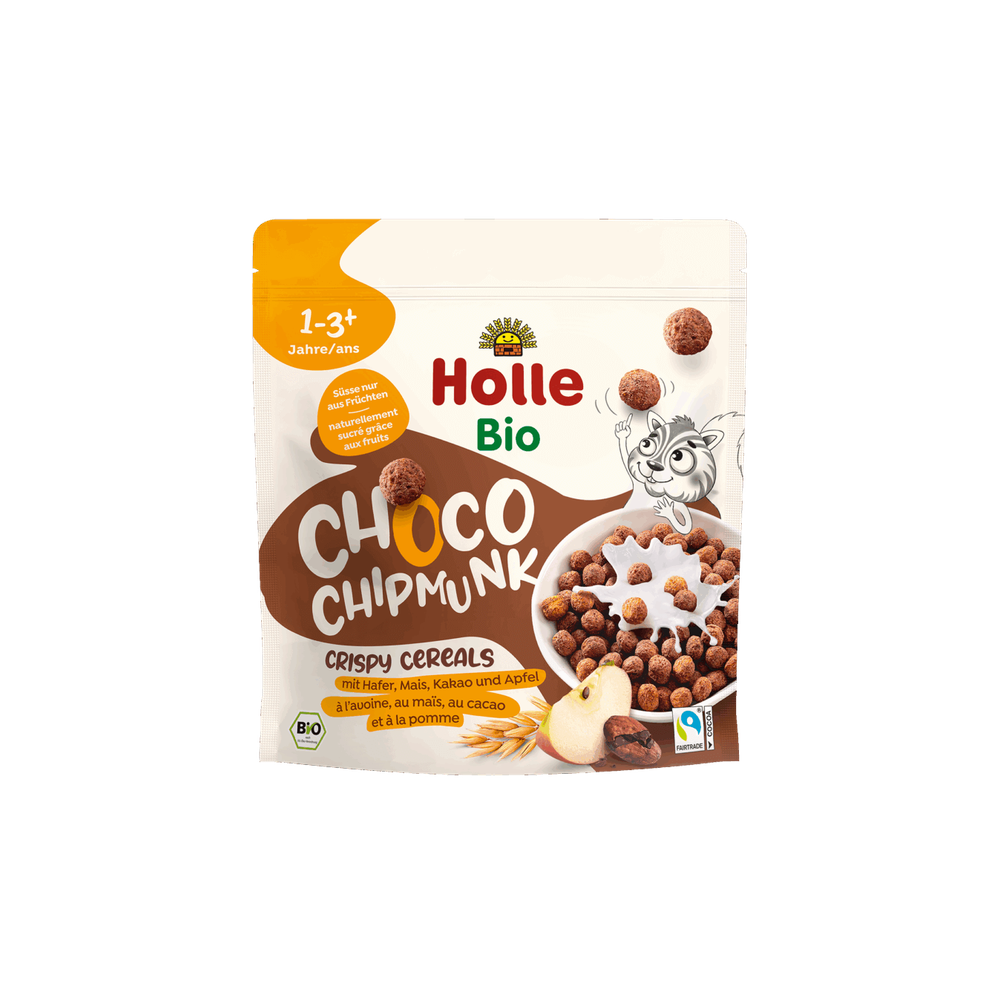 Holle Choco Chipmunk - Crispy Cereals 125 g