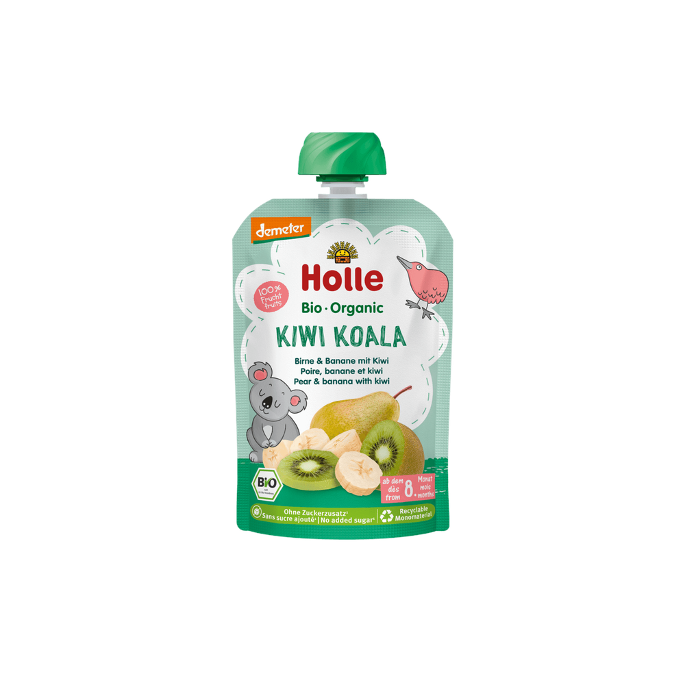 Holle Kiwi Koala - Pouch Pear & Banana With Kiwi 100 g