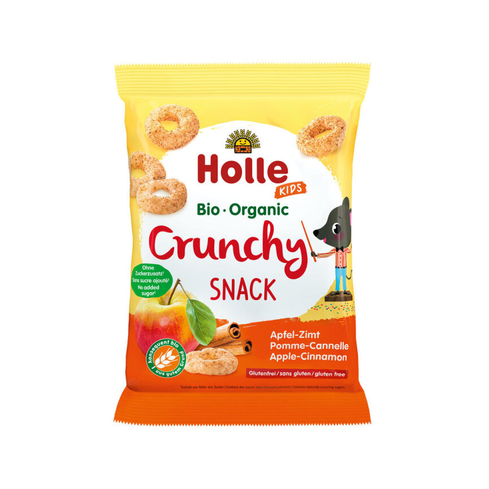 Holle Organic Crunchy Snack Apple Cinnamon 25 g