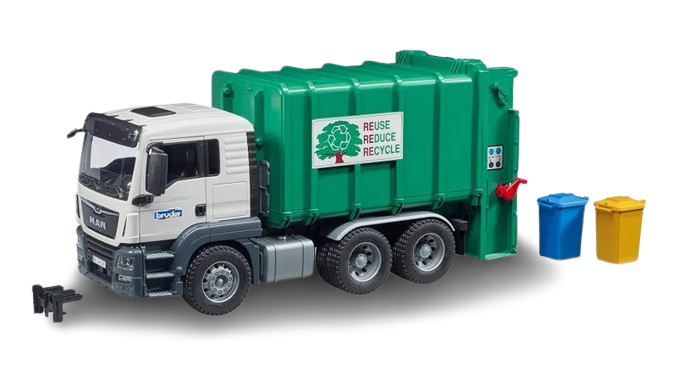 Bruder MAN TGS Rear Loading Garbage Truck (03763)