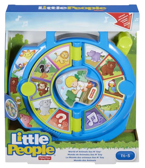 Fisher-Price Little People World of Animals See 'n Say (DVP80)