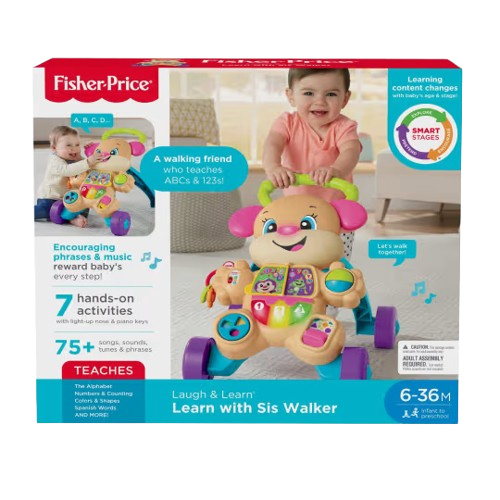 Fisher-Price Laugh & Learn Smart Stages Learn with Sis Walker (FHY95)