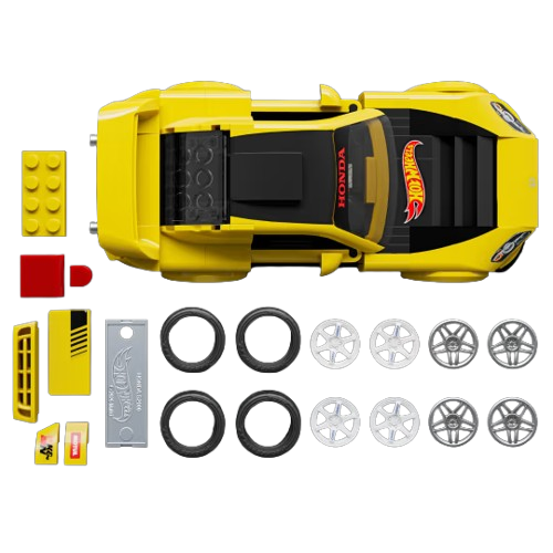 Hot Wheels '07 Honda S2000 Building Set - 257 Pieces (JFR88)