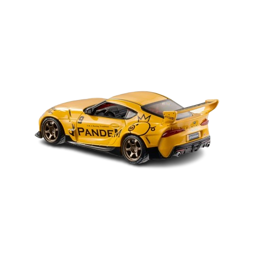 Hot Wheels Premium 1:43 Toyota GR Supra Pandem Widebody Die-Cast (Yellow)