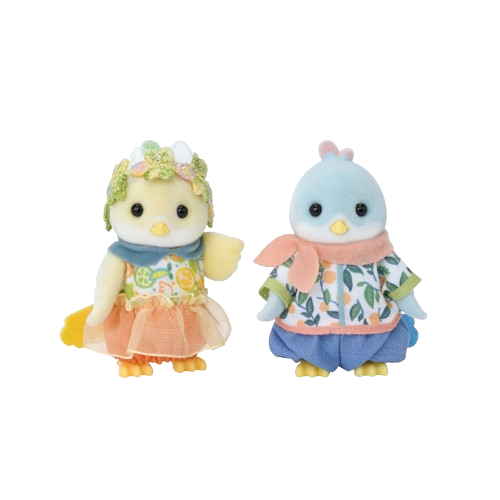 Calico Critters Citrus Bird Family