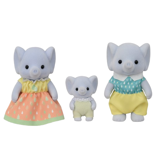 Calico Critters Elephant Family Trio