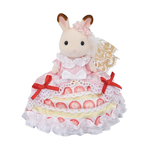 Calico Critters Happy Birthday Freya (Strawberry Cake Dress)