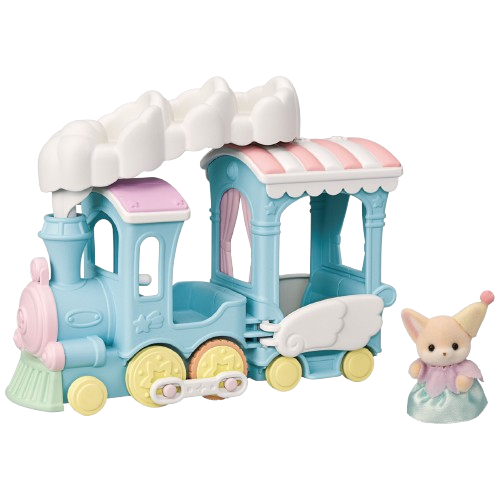 Calico Critters Floating Cloud Rainbow Train