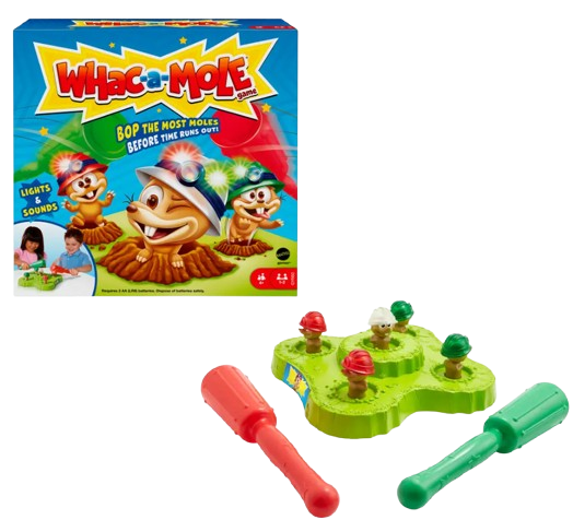 Whac-A-Mole Arcade Game with Lights & Sounds (GVD47)