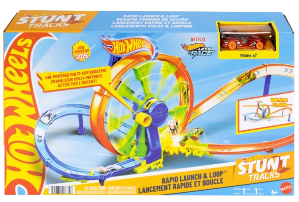 Hot Wheels Action Wheel Crank Crash Track Set (JBX65)