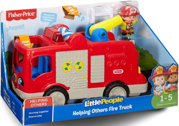 Fisher-Price Little People Helping Others Fire Truck (HXC12)