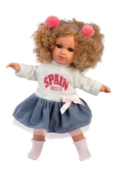 Llorens Melanie 13.8" Soft Body Fashion Doll (LL53557)