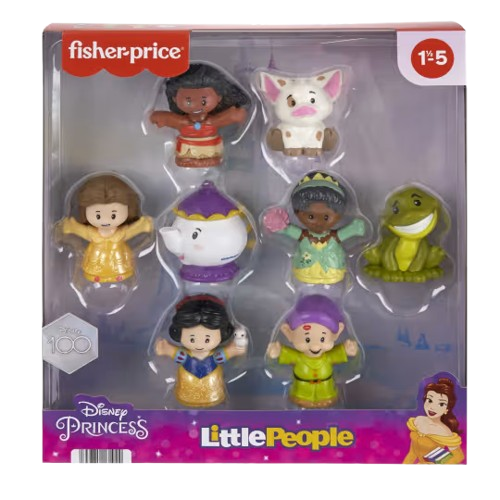 Fisher-Price Little People Disney Princess Story Duos 8-Pack (HPL23)
