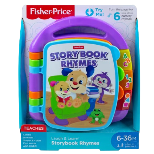 Fisher-Price Laugh & Learn Storybook Rhymes Musical Book (CDH24)